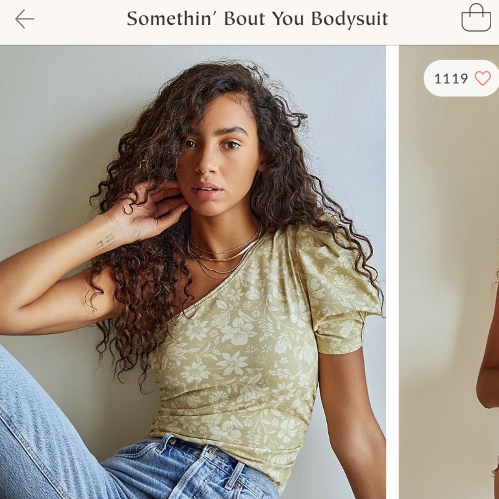 Free People bodysuit 💚